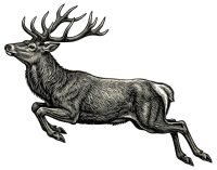 Leaping-Stag-Cutout